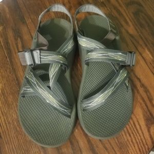 Chaco | Army Green Patterned Strappy Sandal 10
